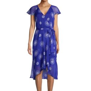 Tommy Hilfiger Blue Patterned Women's Dress